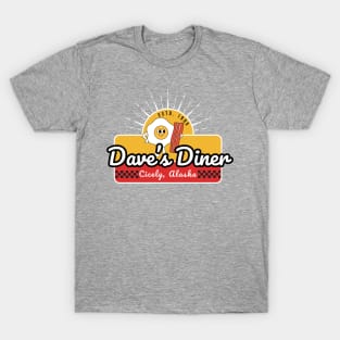 Dave's Diner Dave the Cook The Brick Northern Exposure Cicely Alaska T-Shirt